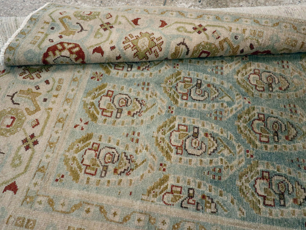 Vintage Persian Malayer Accent Rug (Pair: 1 of 2), No.26968 - Staging