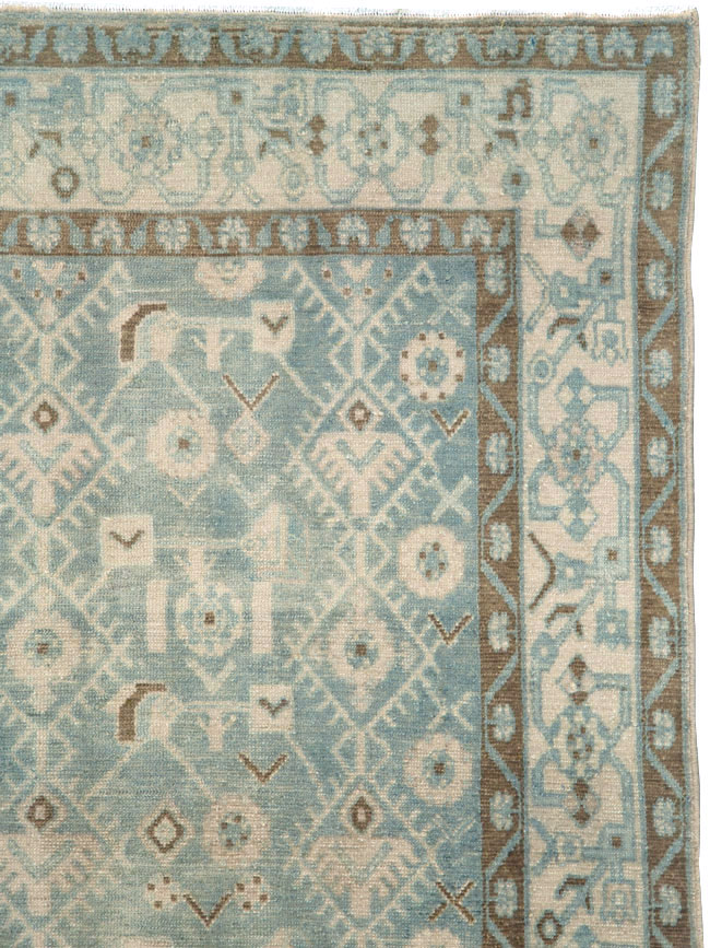Vintage Persian Malayer Rug, No.26969 - Staging