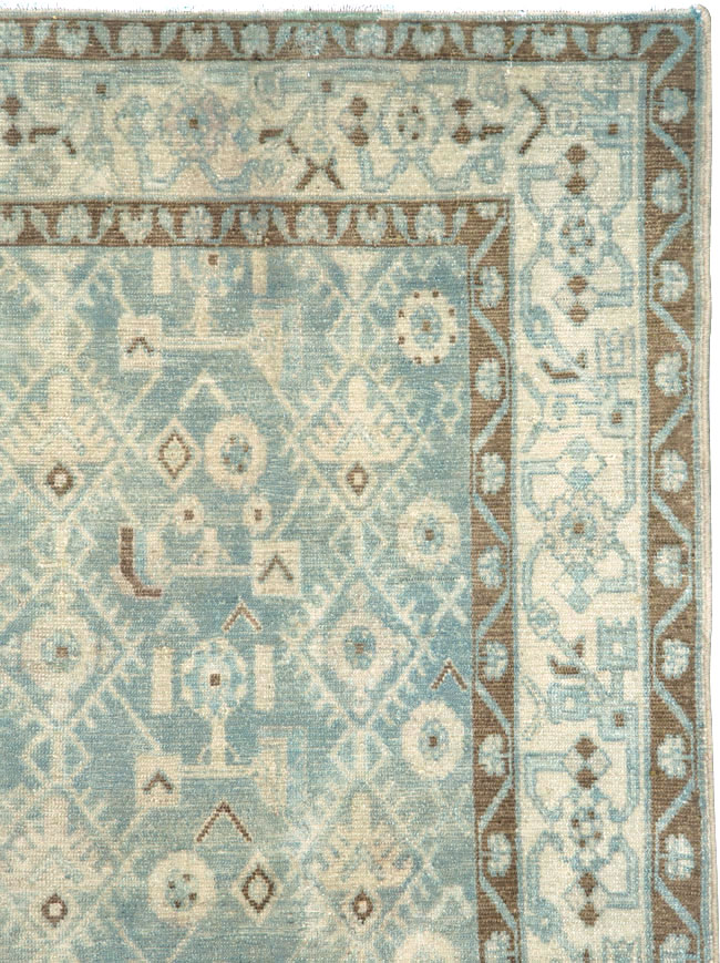 Vintage Persian Malayer Rug, No.26969 - Staging