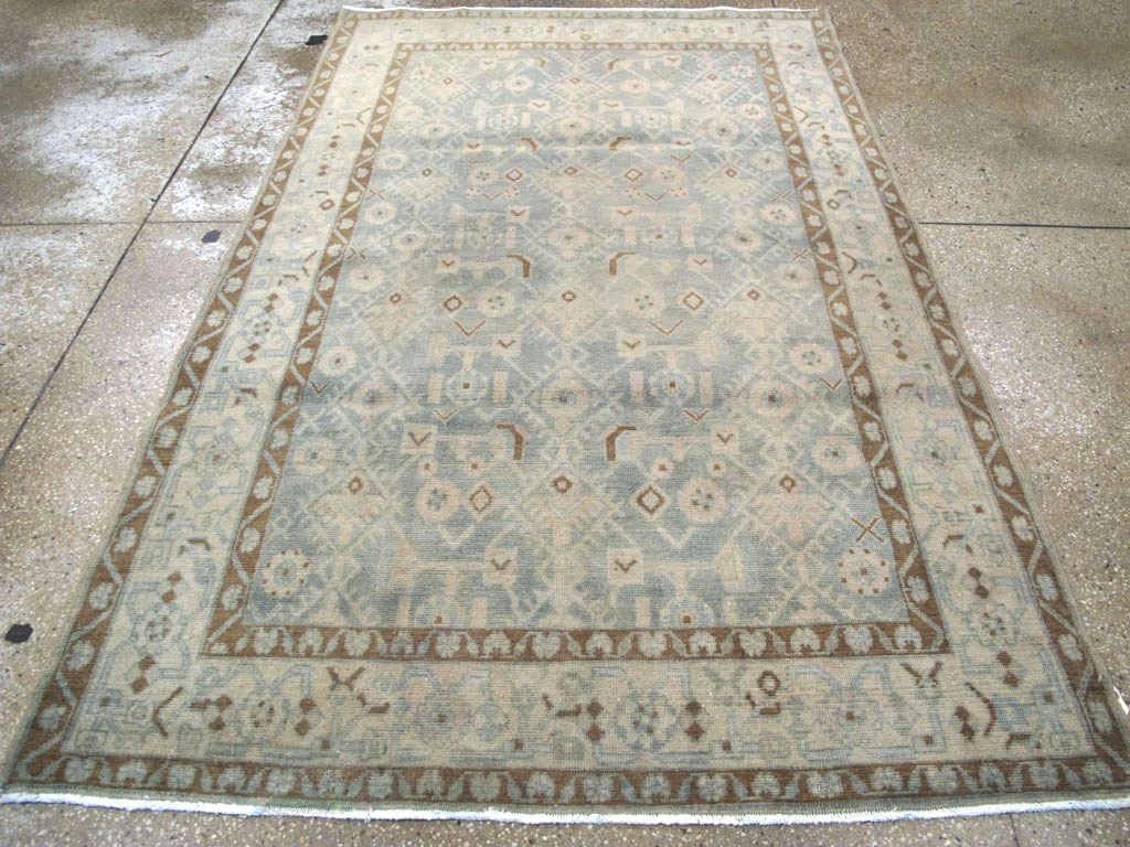 Vintage Persian Malayer Rug, No.26969 - Staging