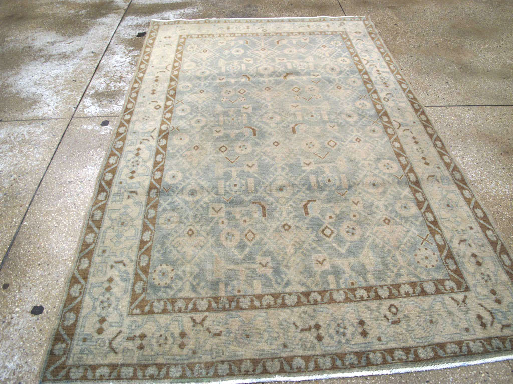Vintage Persian Malayer Rug, No.26969 - Staging