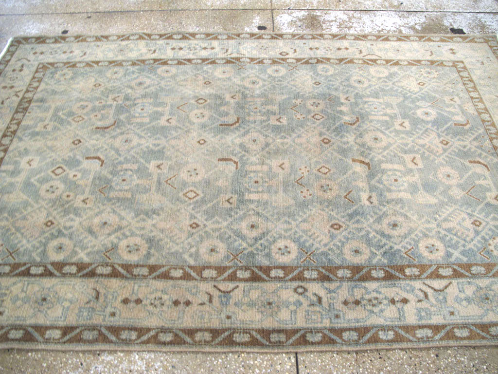 Vintage Persian Malayer Rug, No.26969 - Staging
