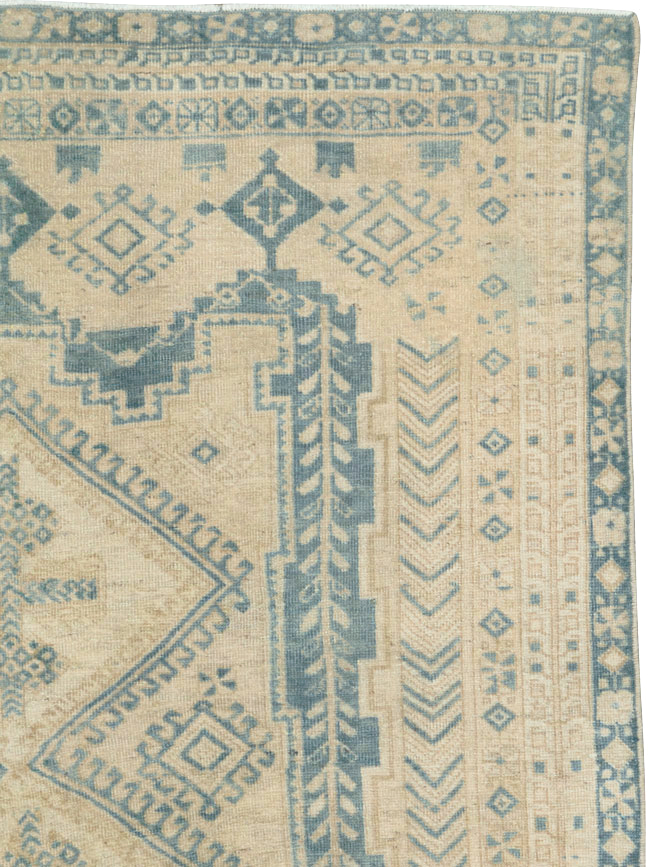 Vintage Persian Afshar Rug, No.26970 - Staging