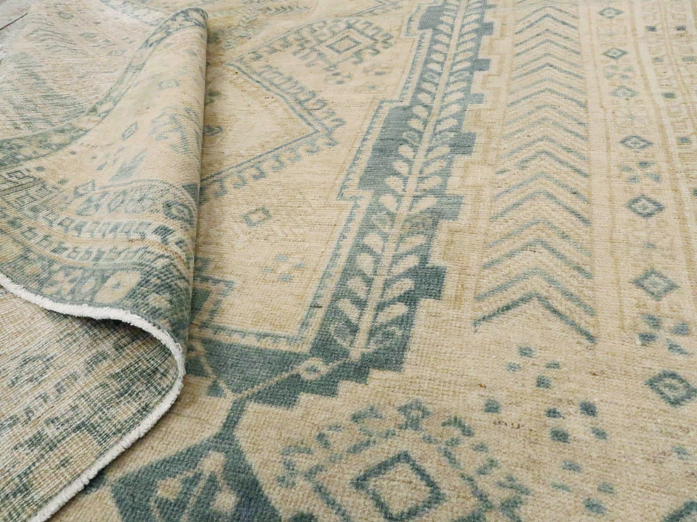 Vintage Persian Afshar Rug, No.26970 - Staging