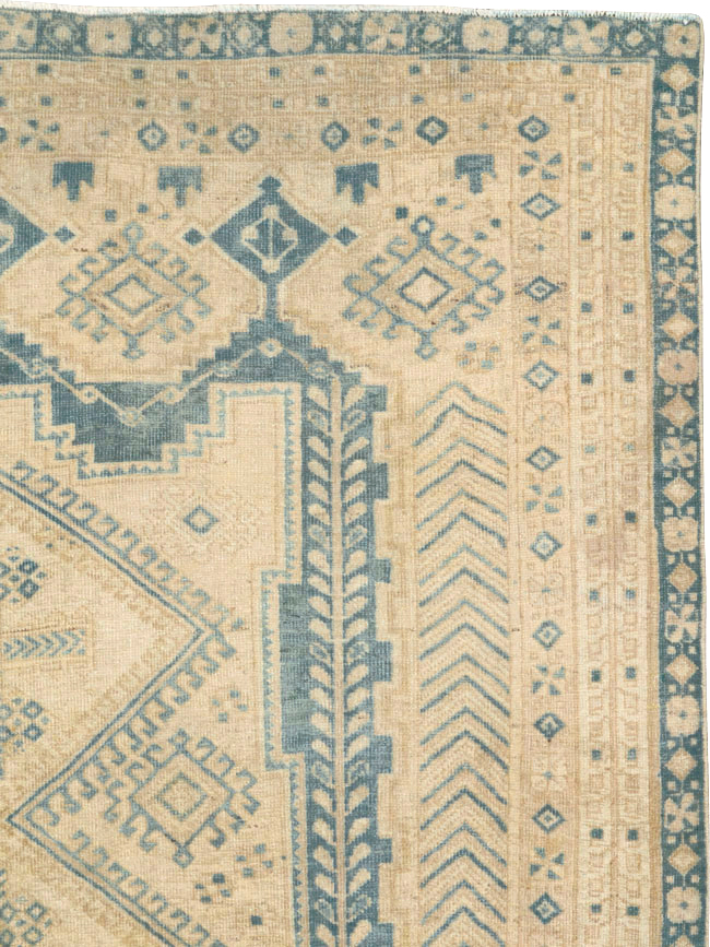 Vintage Persian Afshar Rug, No.26970 - Staging