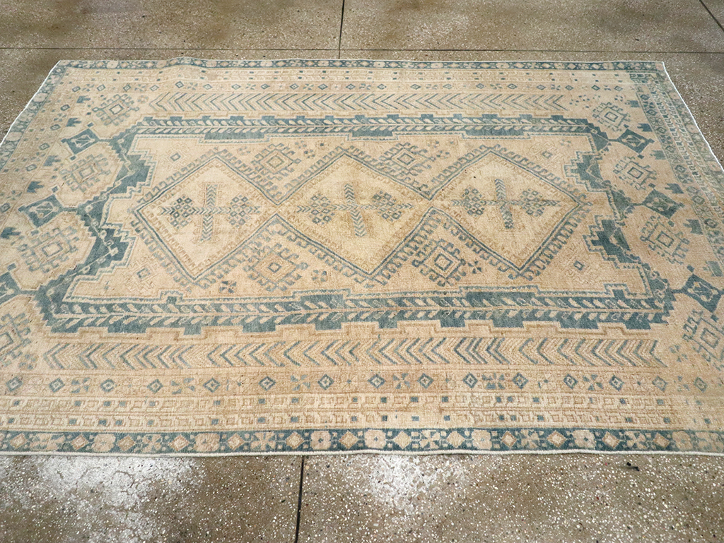 Vintage Persian Afshar Rug, No.26970 - Staging