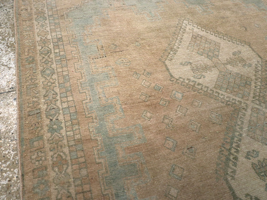 Vintage Persian Afshar Accent Rug, No.26971 - Staging