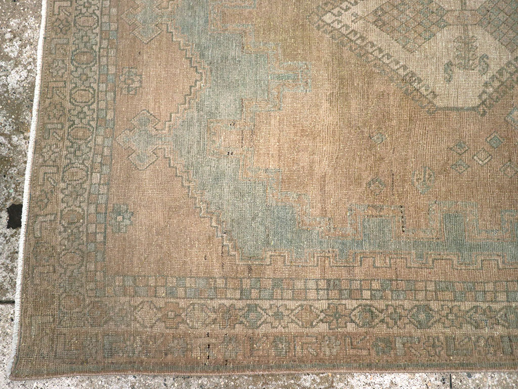 Vintage Persian Afshar Accent Rug, No.26971 - Staging