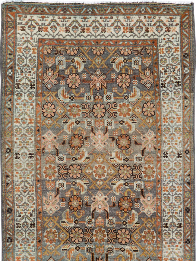 Antique Persian Malayer Runner, No.26974 - Staging