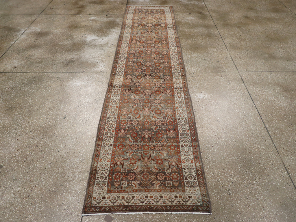Antique Persian Malayer Runner, No.26974 - Staging