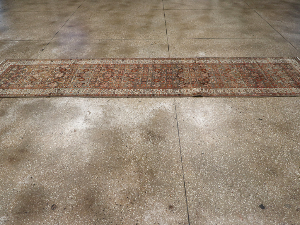 Antique Persian Malayer Runner, No.26974 - Staging