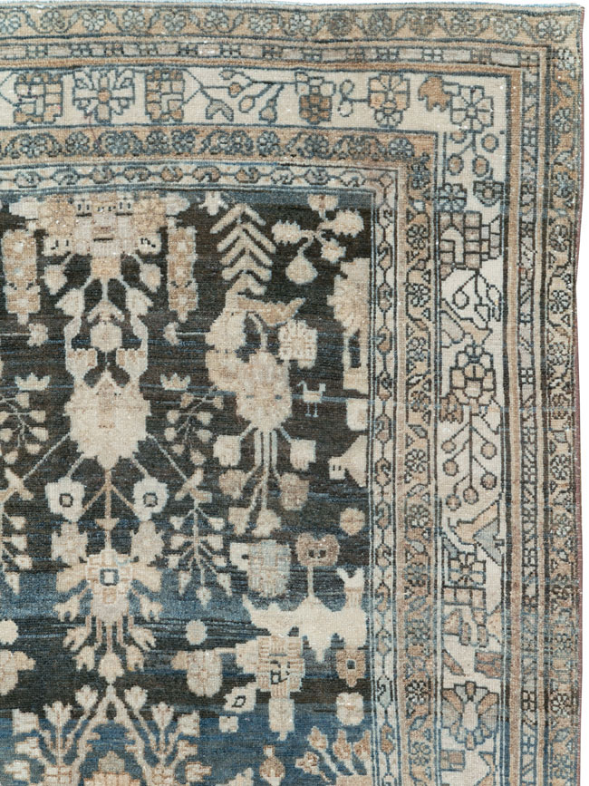 Antique Persian Malayer Wide Gallery Runner, No.26977 - Staging