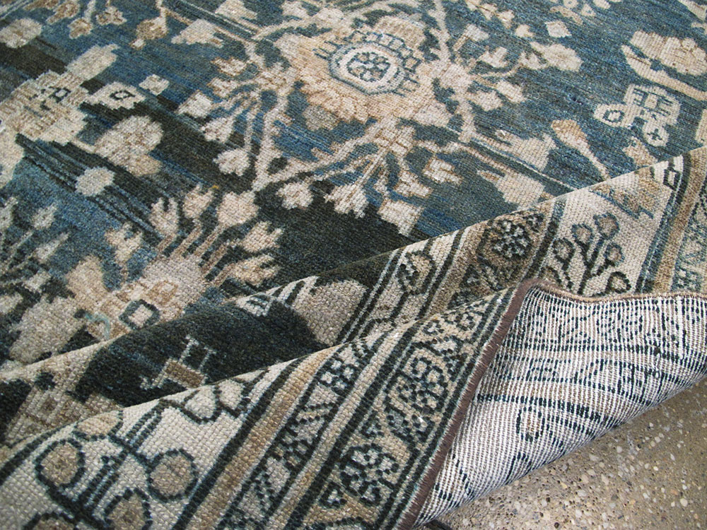 Antique Persian Malayer Wide Gallery Runner, No.26977 - Staging