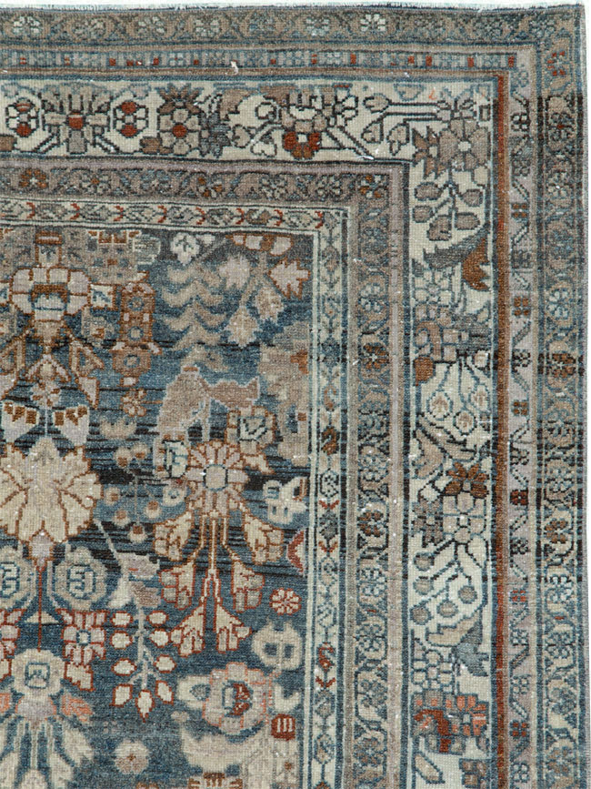 Antique Persian Malayer Wide Gallery Runner, No.26978 - Staging