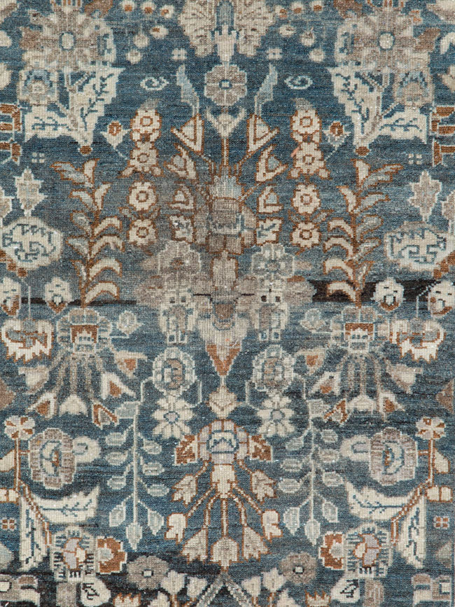 Antique Persian Malayer Wide Gallery Runner, No.26978 - Staging