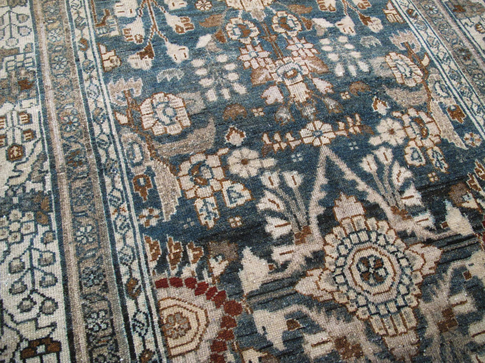 Antique Persian Malayer Wide Gallery Runner, No.26978 - Staging