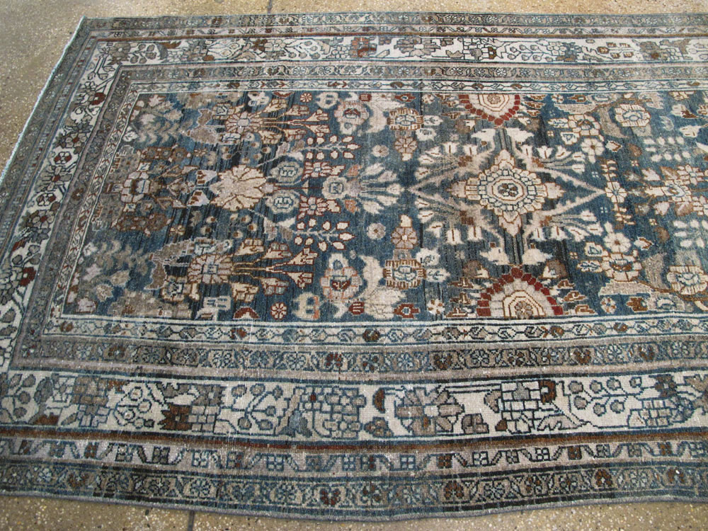 Antique Persian Malayer Wide Gallery Runner, No.26978 - Staging