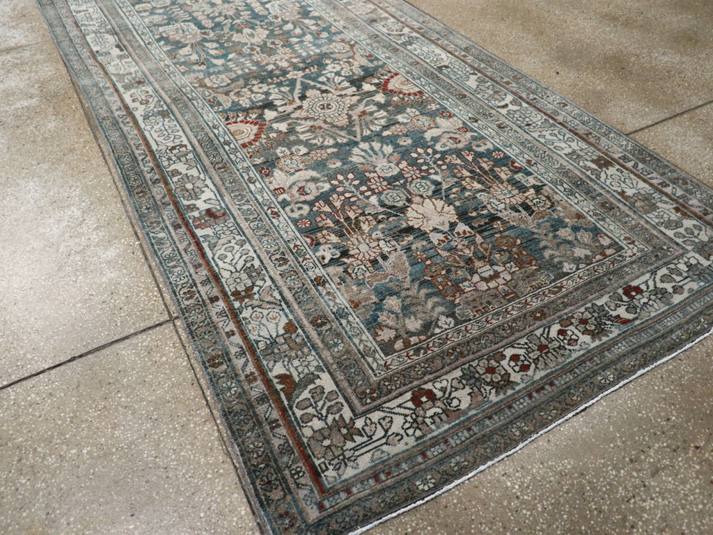 Antique Persian Malayer Wide Gallery Runner, No.26978 - Staging