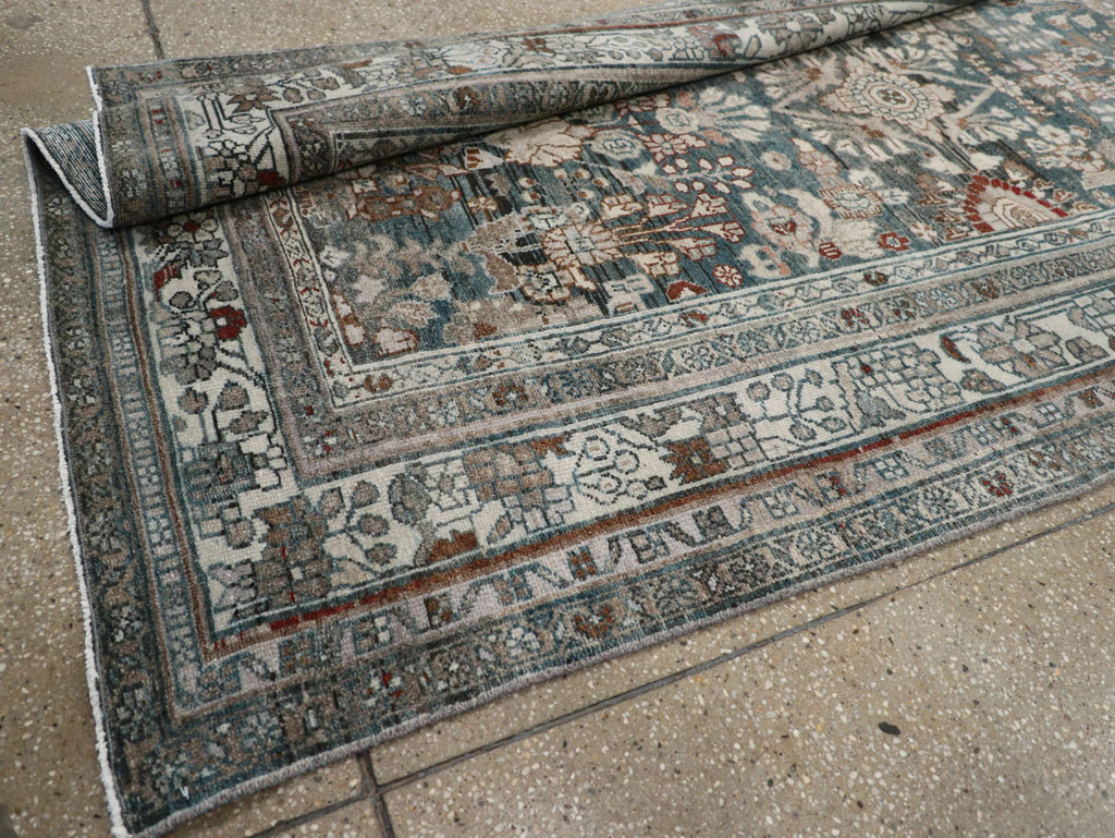 Antique Persian Malayer Wide Gallery Runner, No.26978 - Staging