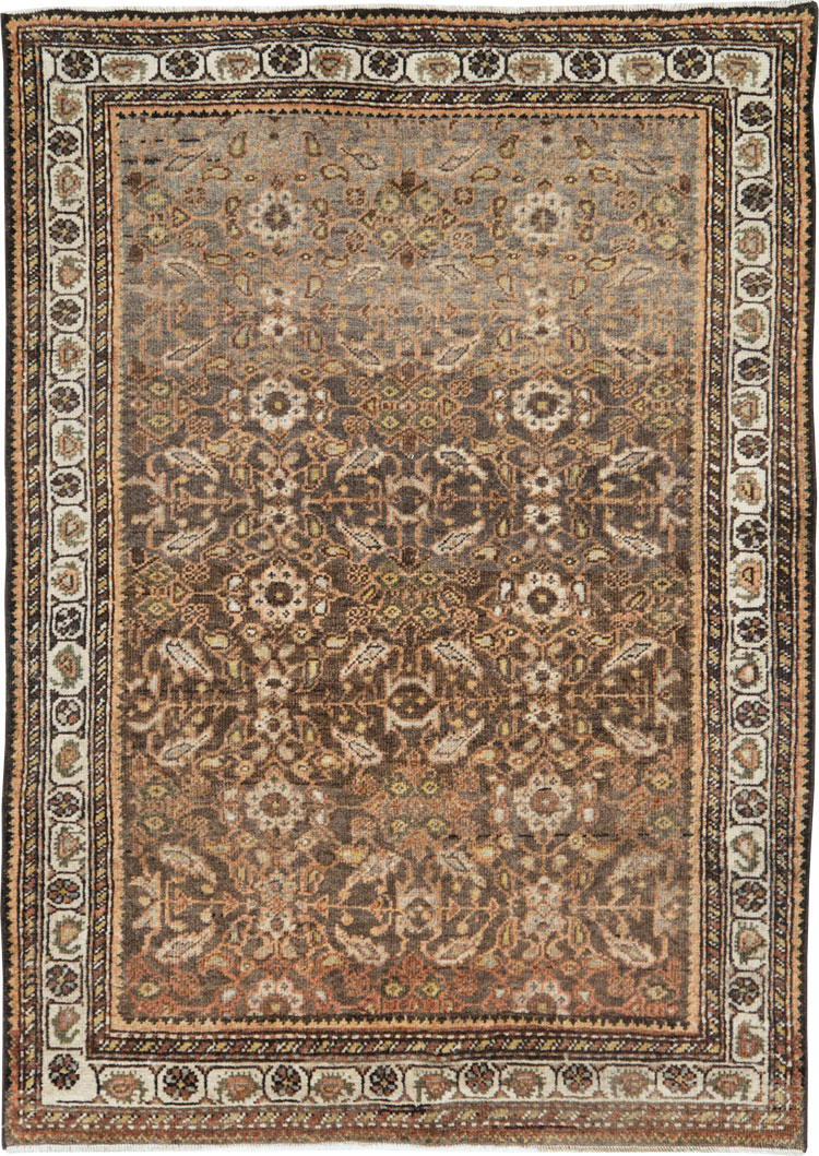 Vintage Persian Afshar Rug, No.26992 - Staging