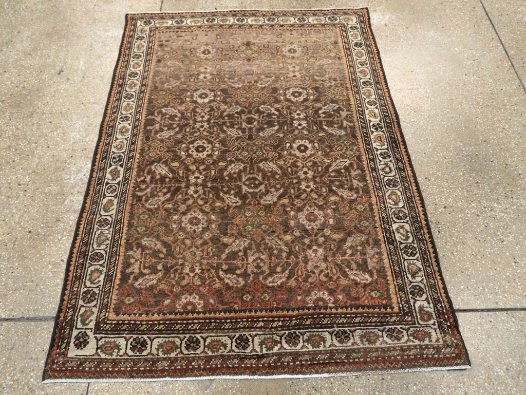 Vintage Persian Afshar Rug, No.26992 - Staging