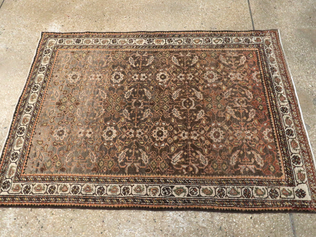 Vintage Persian Afshar Rug, No.26992 - Staging
