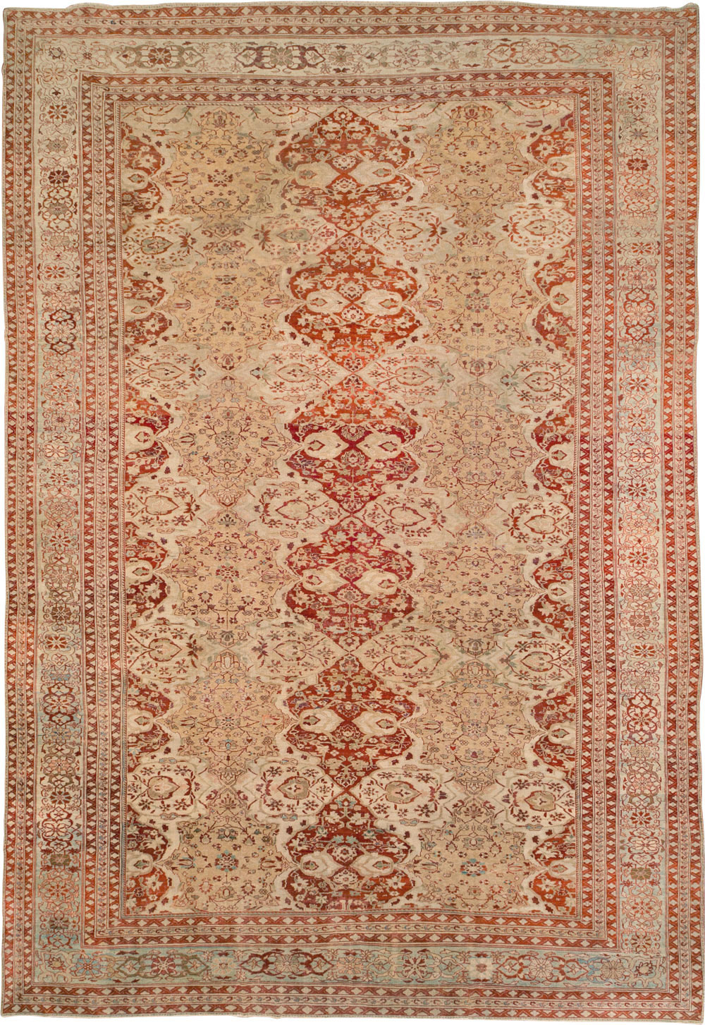 Antique Persian Sultanabad Carpet, No.26997 - Staging