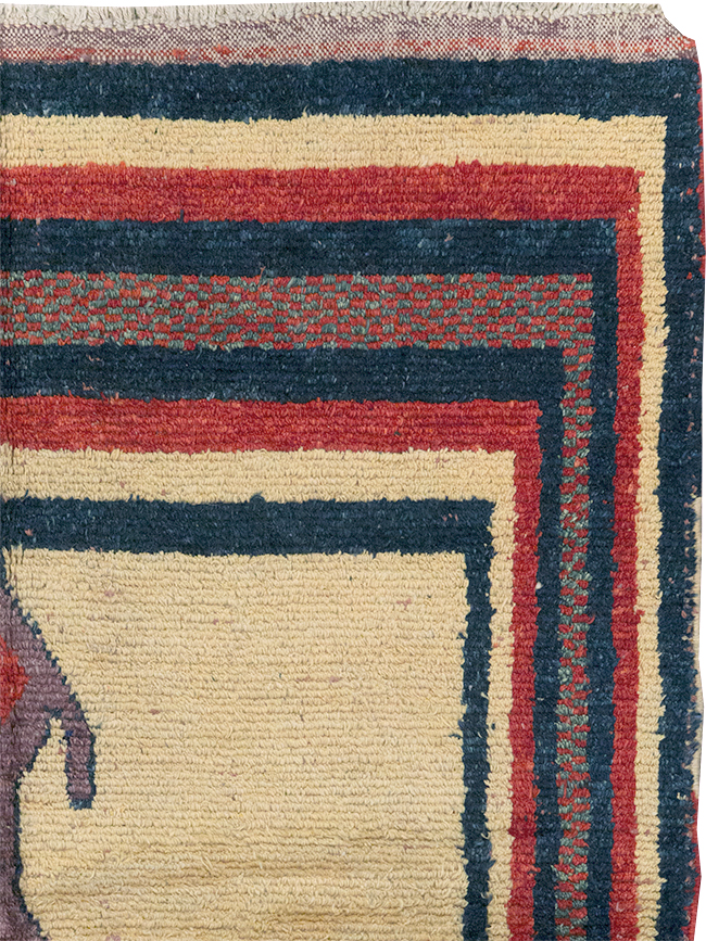 Vintage Persian Gabbeh Rug, No.27000 - Staging