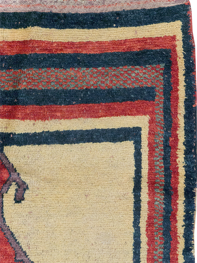 Vintage Persian Gabbeh Rug, No.27000 - Staging
