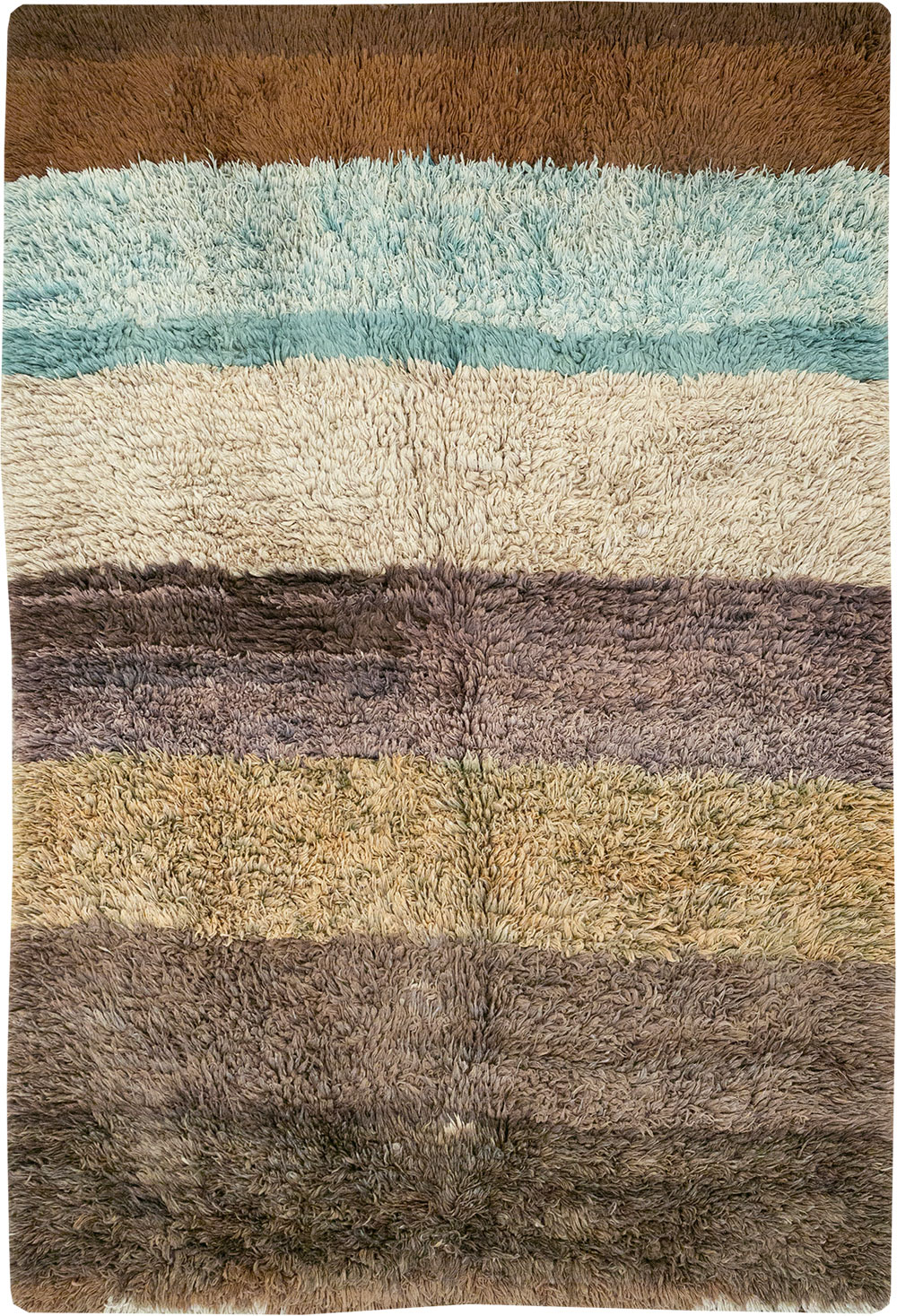 Vintage Moroccan Accent Rug, No.27001 - Staging