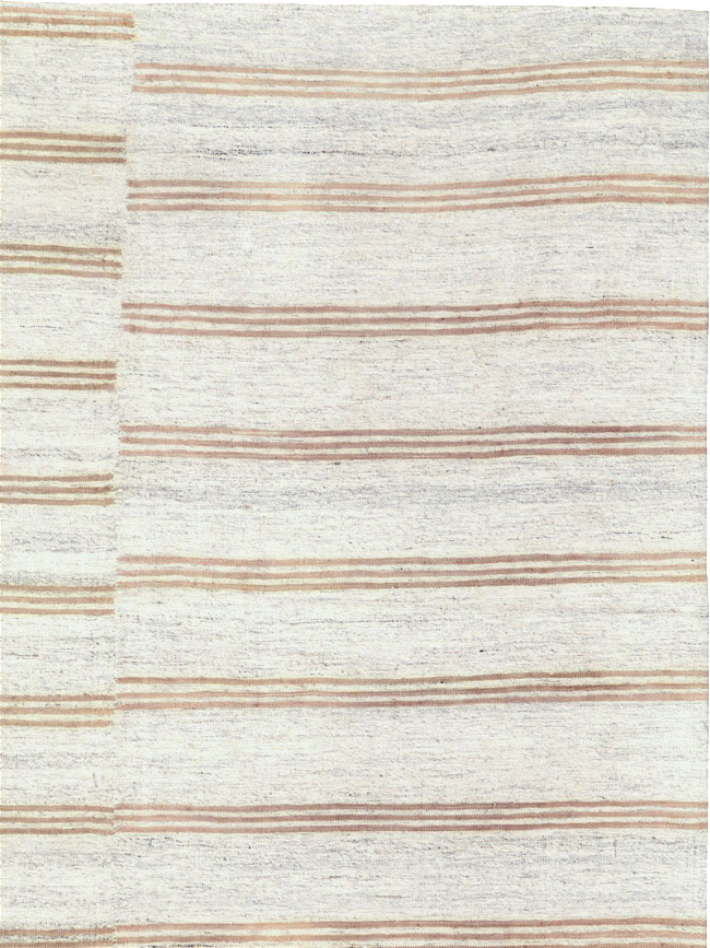 Vintage Turkish Flatweave Kilim Accent Rug, No.27007 - Staging