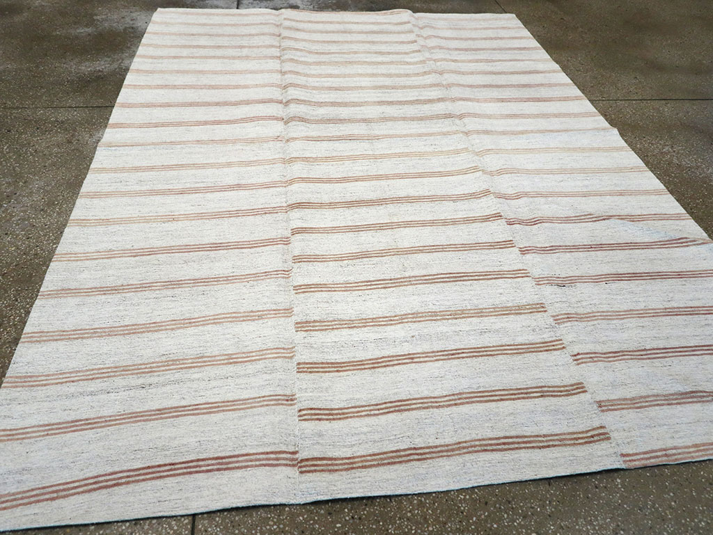 Vintage Turkish Flatweave Kilim Accent Rug, No.27007 - Staging