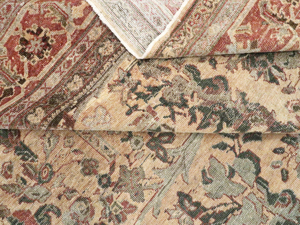 Antique Persian Mahal Carpet, No.27026 - Staging