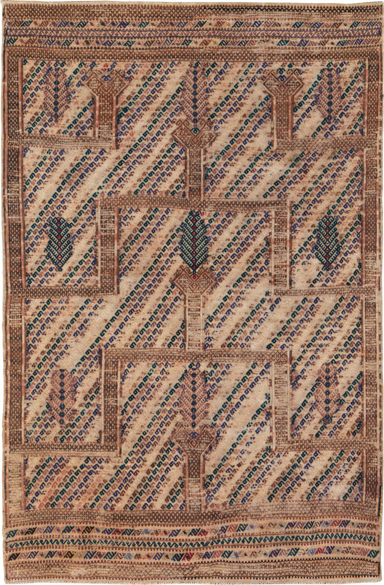 Antique Caucasian Verneh Flatweave, No.27032 - Staging