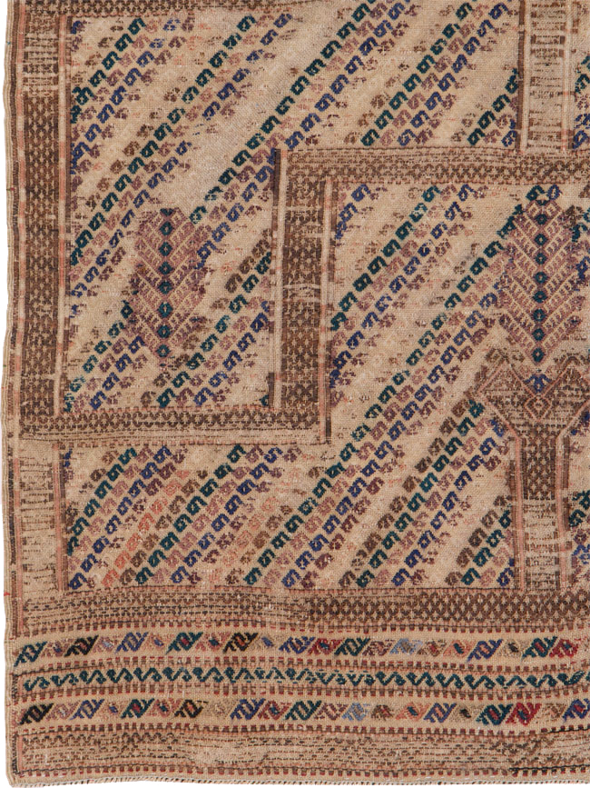 Antique Caucasian Verneh Flatweave, No.27032 - Staging