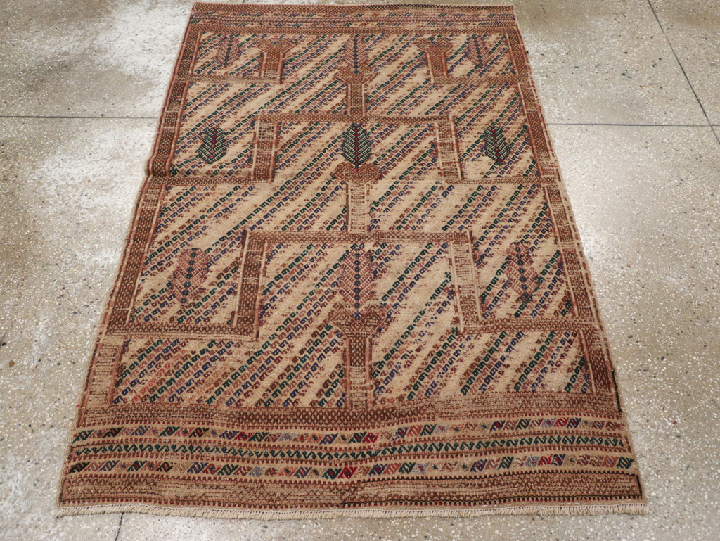 Antique Caucasian Verneh Flatweave, No.27032 - Staging
