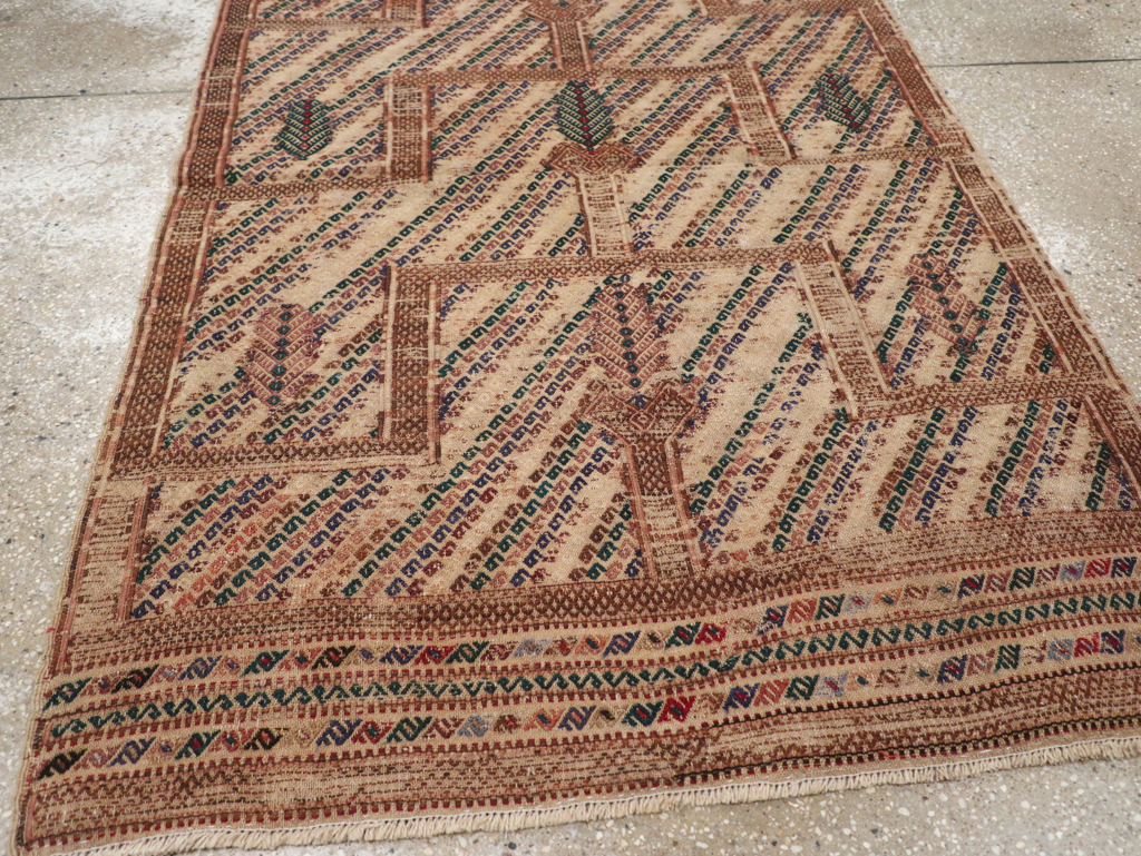 Antique Caucasian Verneh Flatweave, No.27032 - Staging