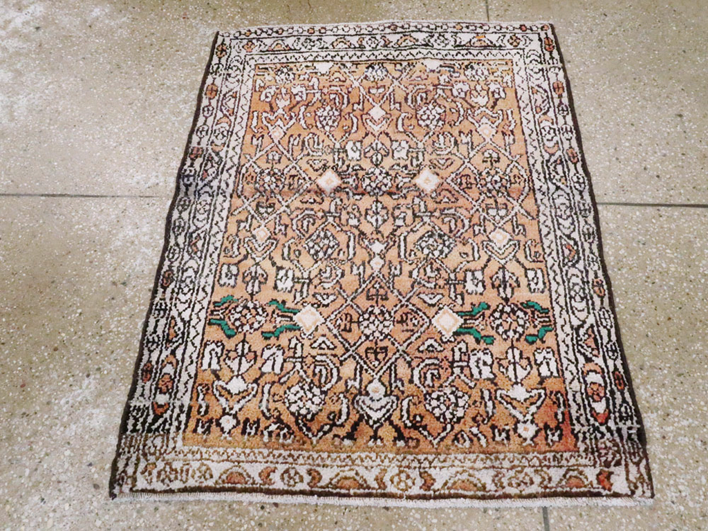 Vintage Persian Malayer Rug, No.27037 - Staging