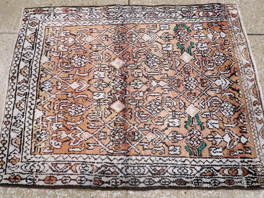 Vintage Persian Malayer Rug, No.27037 - Staging