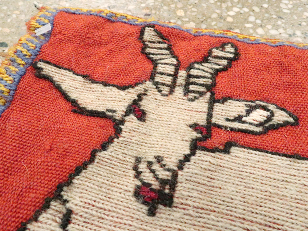 Vintage Persian Kilim, No.27038 - Staging
