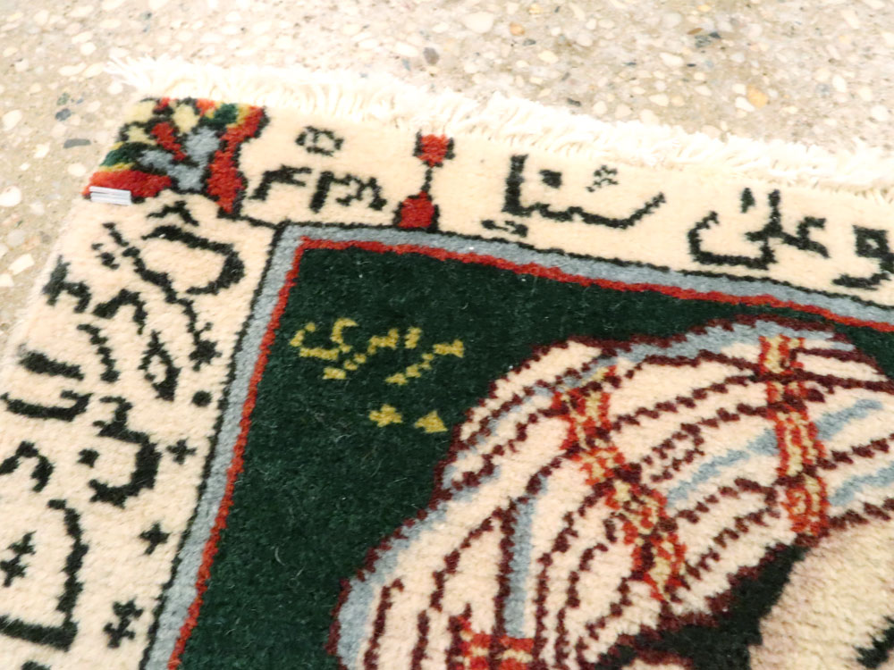 Persian Tabriz Pictorial Rug, No.27052 - Staging