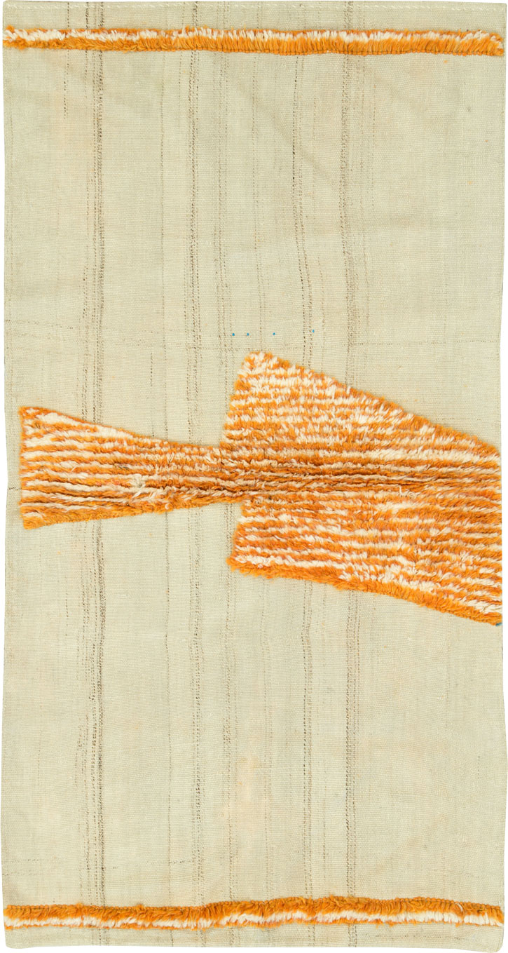 Modern Persian Flatweave, No.27055 - Staging