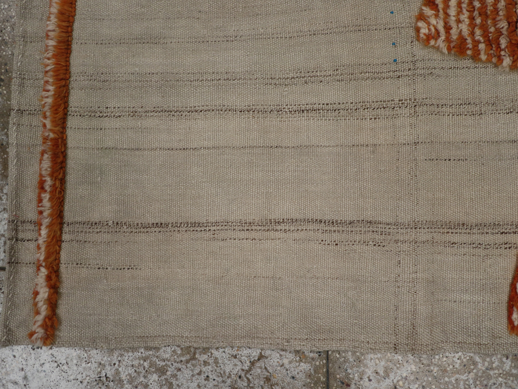 Modern Persian Flatweave, No.27055 - Staging