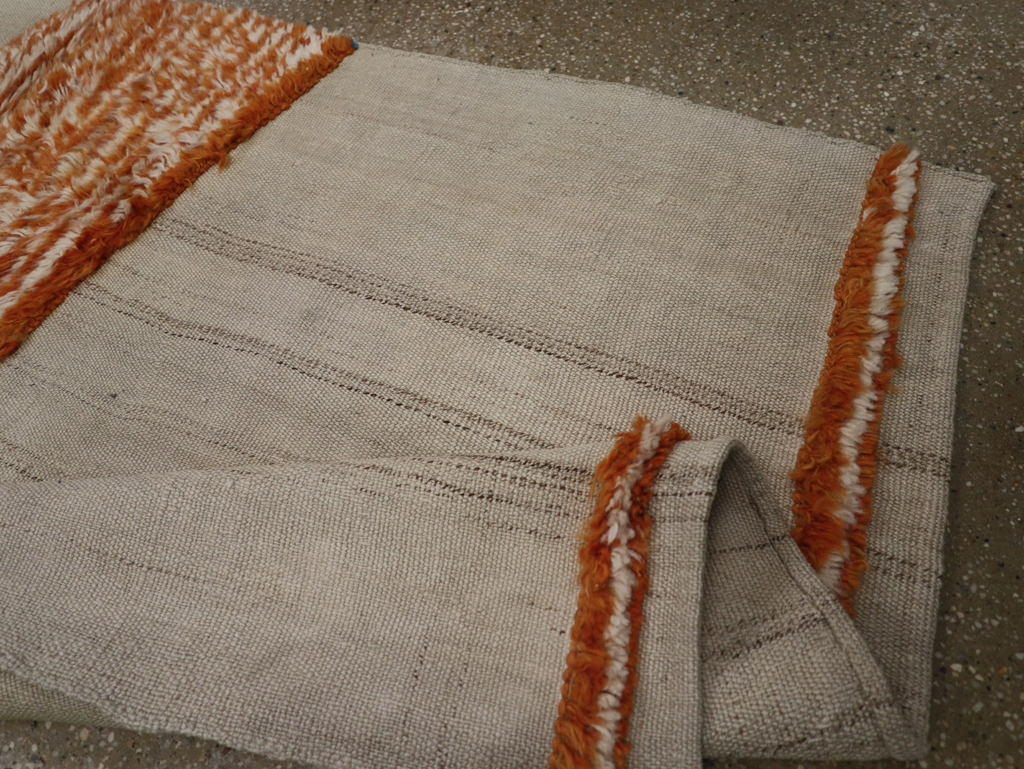 Modern Persian Flatweave, No.27055 - Staging