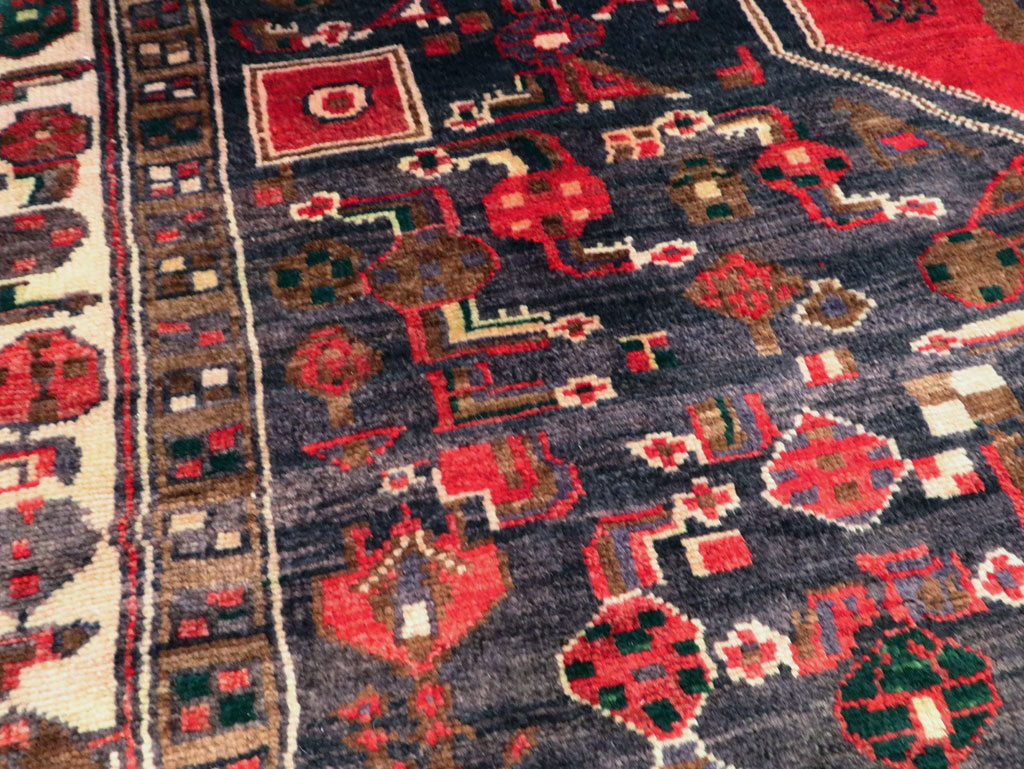 Vintage Persian Malayer Rug, No.27079 - Staging