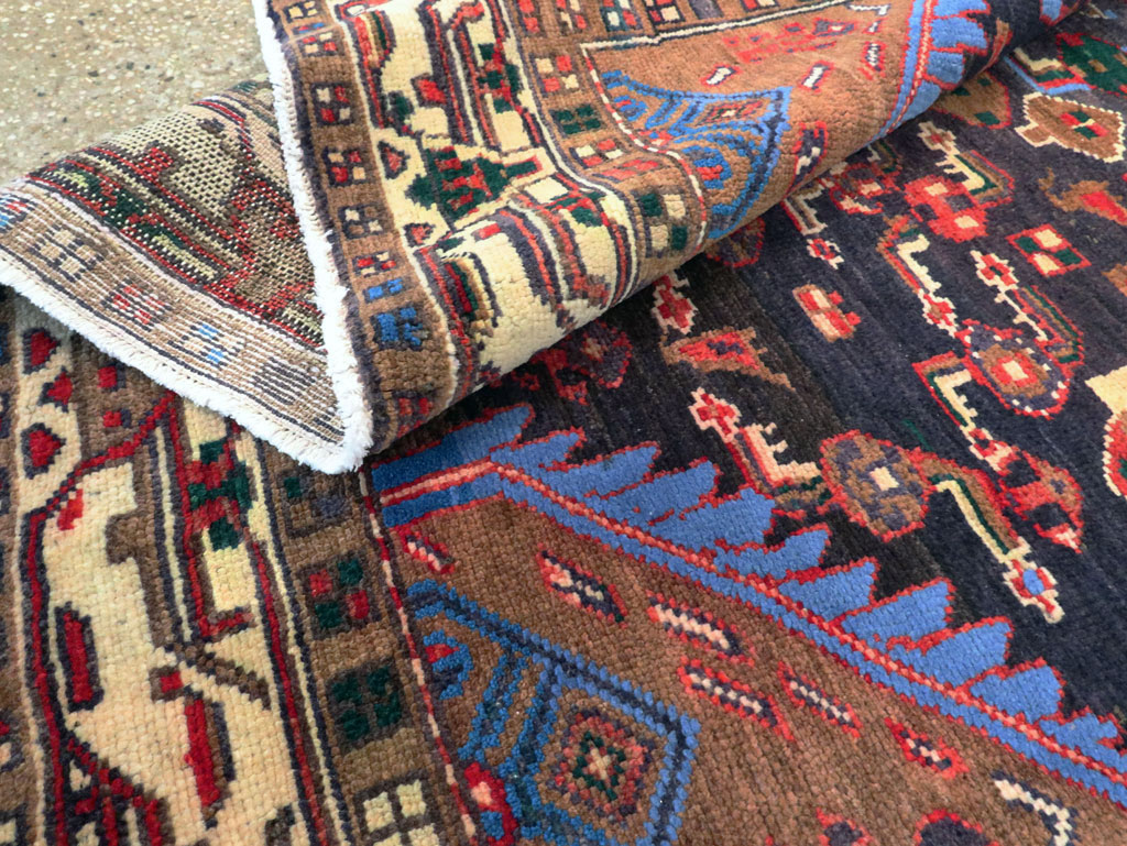 Vintage Persian Malayer Rug, No.27079 - Staging