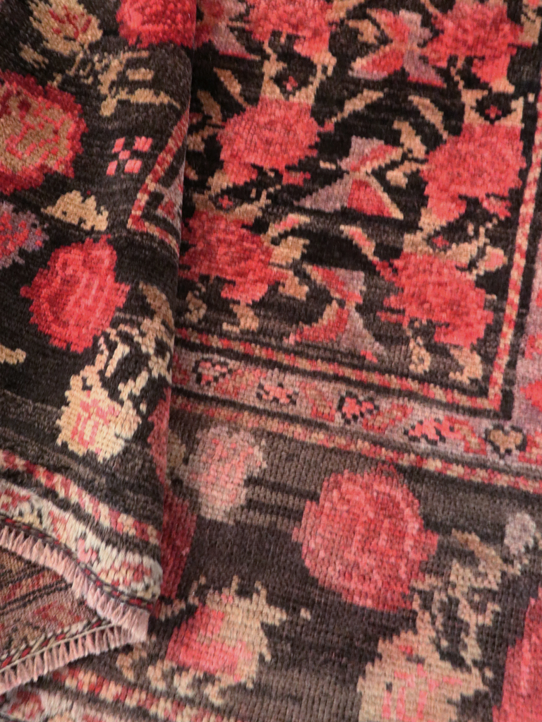 Vintage Caucasian Karabagh Accent Rug, No.27084 - Staging