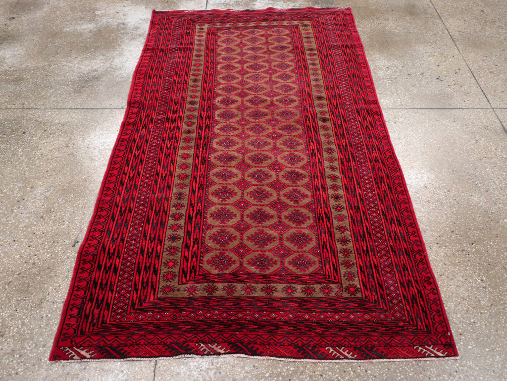 Vintage Turkoman Rug, No.27097 - Staging