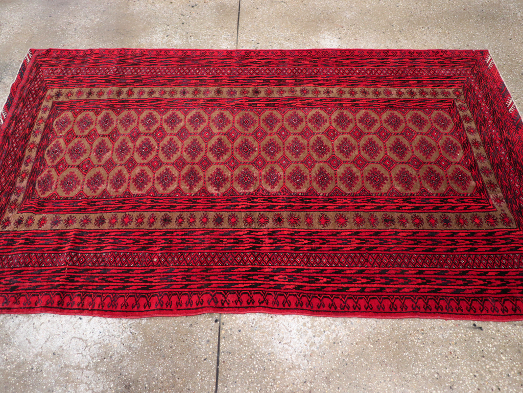 Vintage Turkoman Rug, No.27097 - Staging