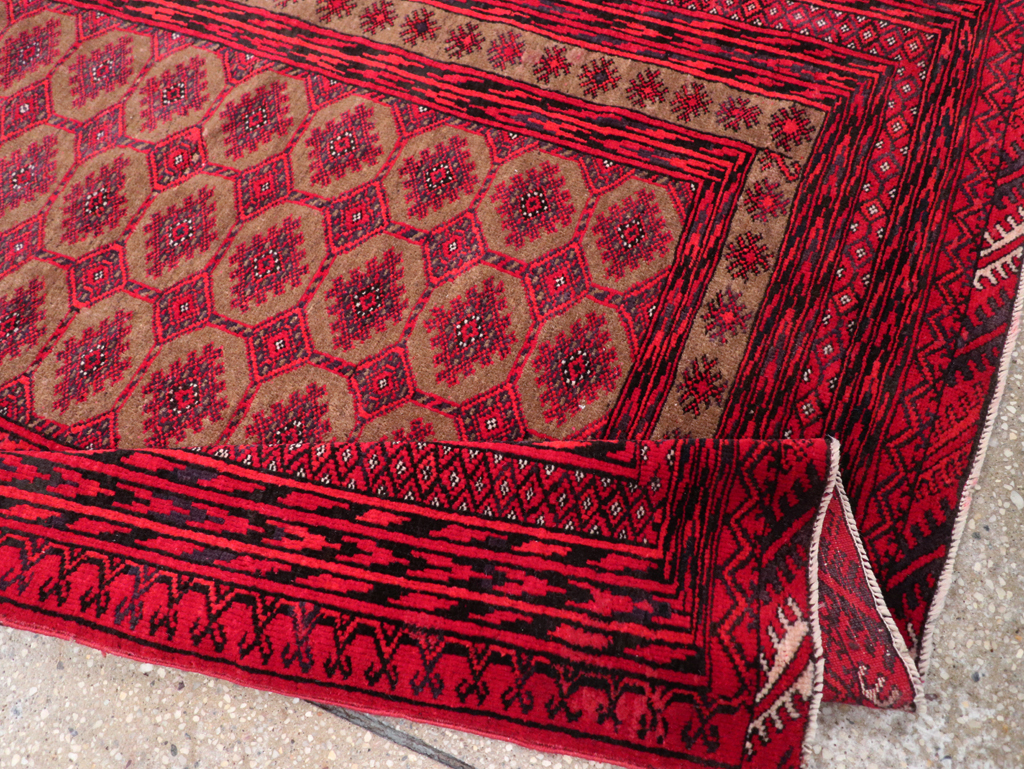 Vintage Turkoman Rug, No.27097 - Staging